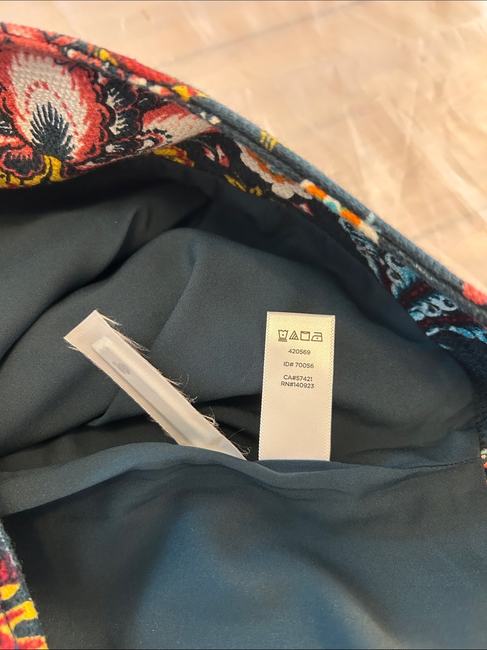 NWT LOFT Floral Pencil Skirt - Teal Multi - Picture 3 of 10